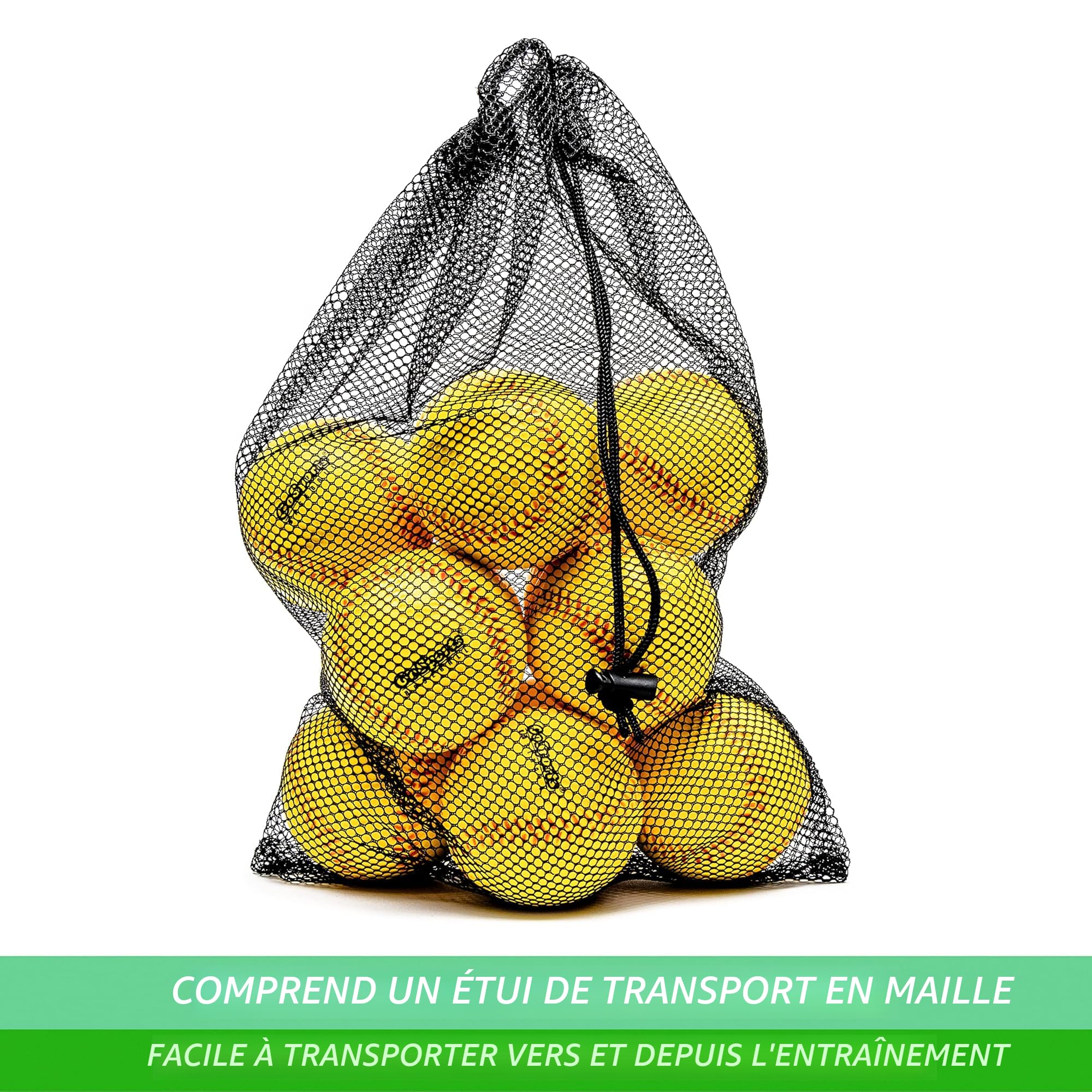 Ballons De Baseball Souples En Mousse PVC - Cousus Main - Pour