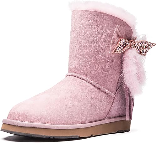 Amazon Au Mu レディースブーツ ムートンブーツ レディース リボン女性シューズ 女性靴 ショートブーツ シープスキンブーツ 毛皮 ブーツ スノーブーツ 雪冬 雪靴 ピンク色可愛い 姫様 女の子 Au Mu シューズ バッグ Amazon Au Mu レディースブーツ ムートンブーツ レディース リボン女性シューズ 女性靴 ショートブーツ シープスキンブーツ 毛皮 ブーツ スノーブーツ 雪冬 雪靴 ピンク色可愛い 姫様 女の子 Au Mu シューズ バッグ