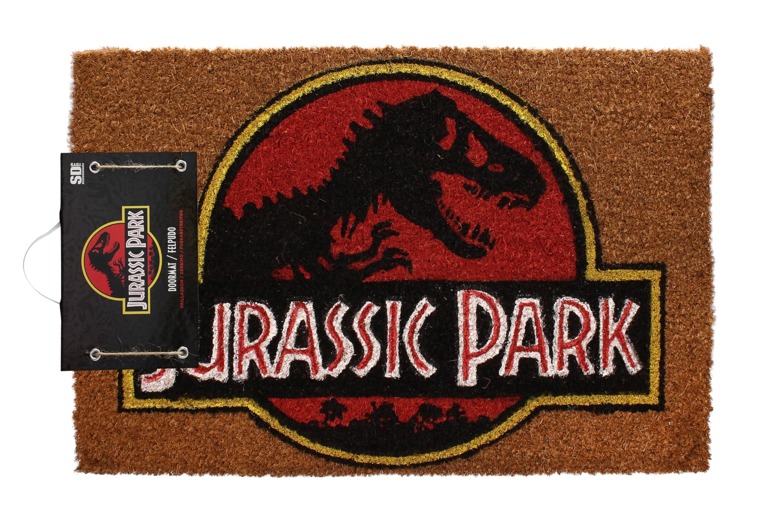 SD Toys - Felpudo con Logo Jurassic Park 60 x 40 cm