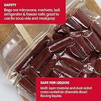 Vista 5 de Nesco Bolsas con cremallera de cuarto de galón de sellado al vacío - 50