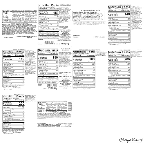 Miniatura 2 de Harry & David Cofre de chocolates, caja de regalo surtida de leche y chocolate negro, variedad de dulces de chocolate gourmet, regalo para todas las