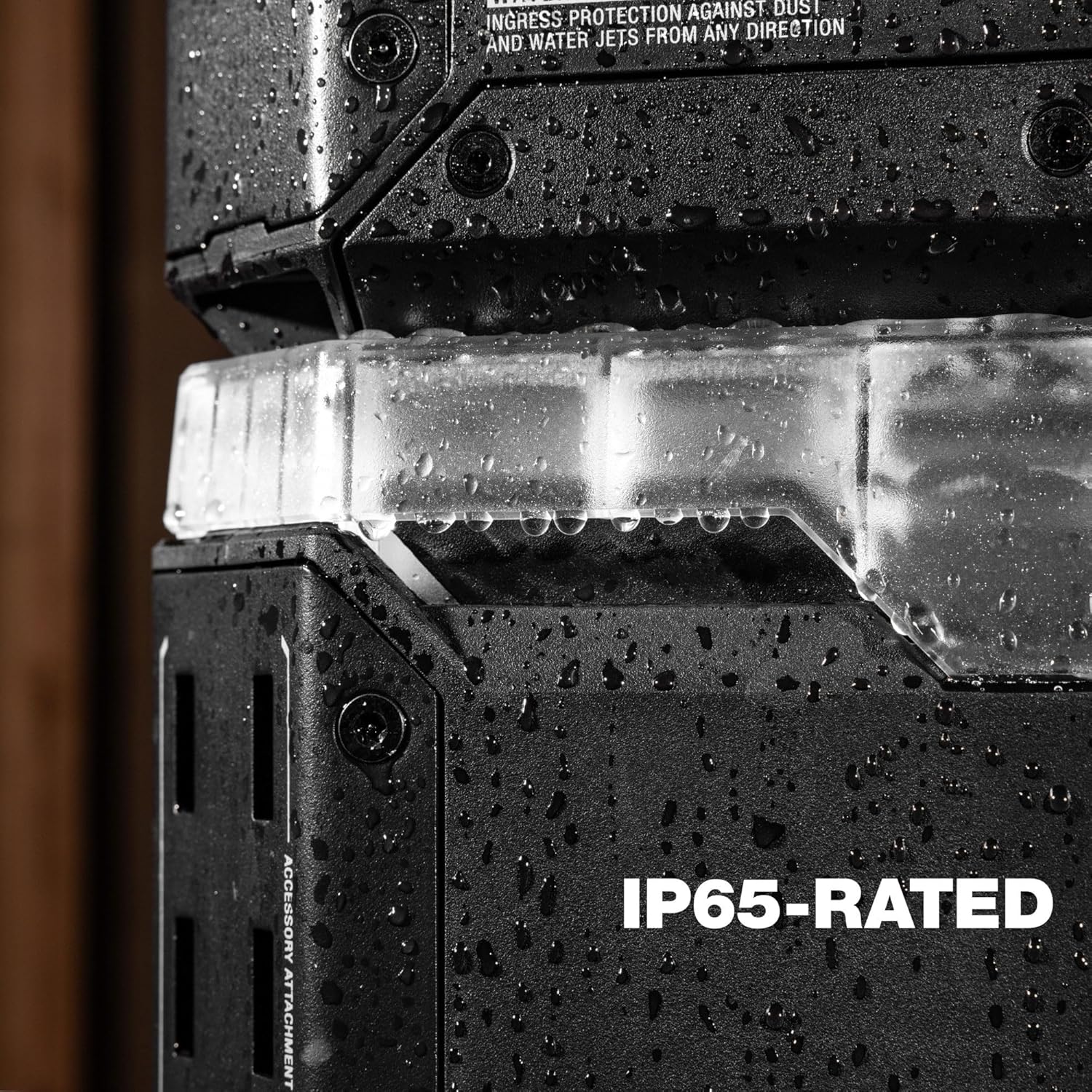 ToughBuilt StackTech Compact Low-Profile Organizer with Auto-Locking Interface, See-Through Lid, One-Hand Latch, 6 Bins, 6 Dividers & IP65 Protection