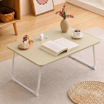 Low Table, Foldable, Bed Table, Space Saving, Low Desk, Folding Table, Stable, Sitting Table, Home Studying, Childrens Room, Living Alone | Width 23.6 x Depth 15.7 x Height 11.0 inches 60 x 40