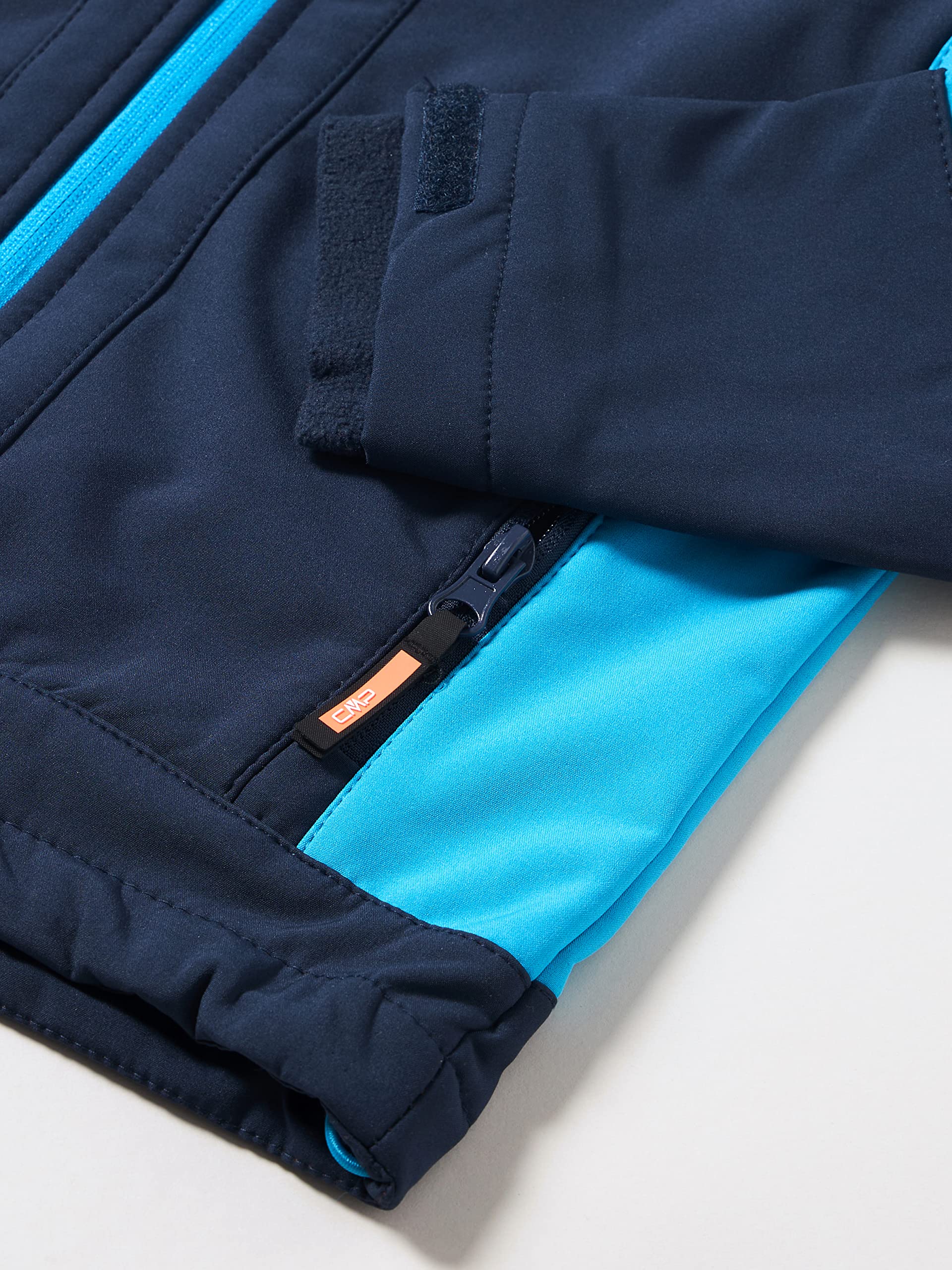 CMP Jungen Softshell' Kapuzen Jacke 140 B. Blaue Donau - 4
