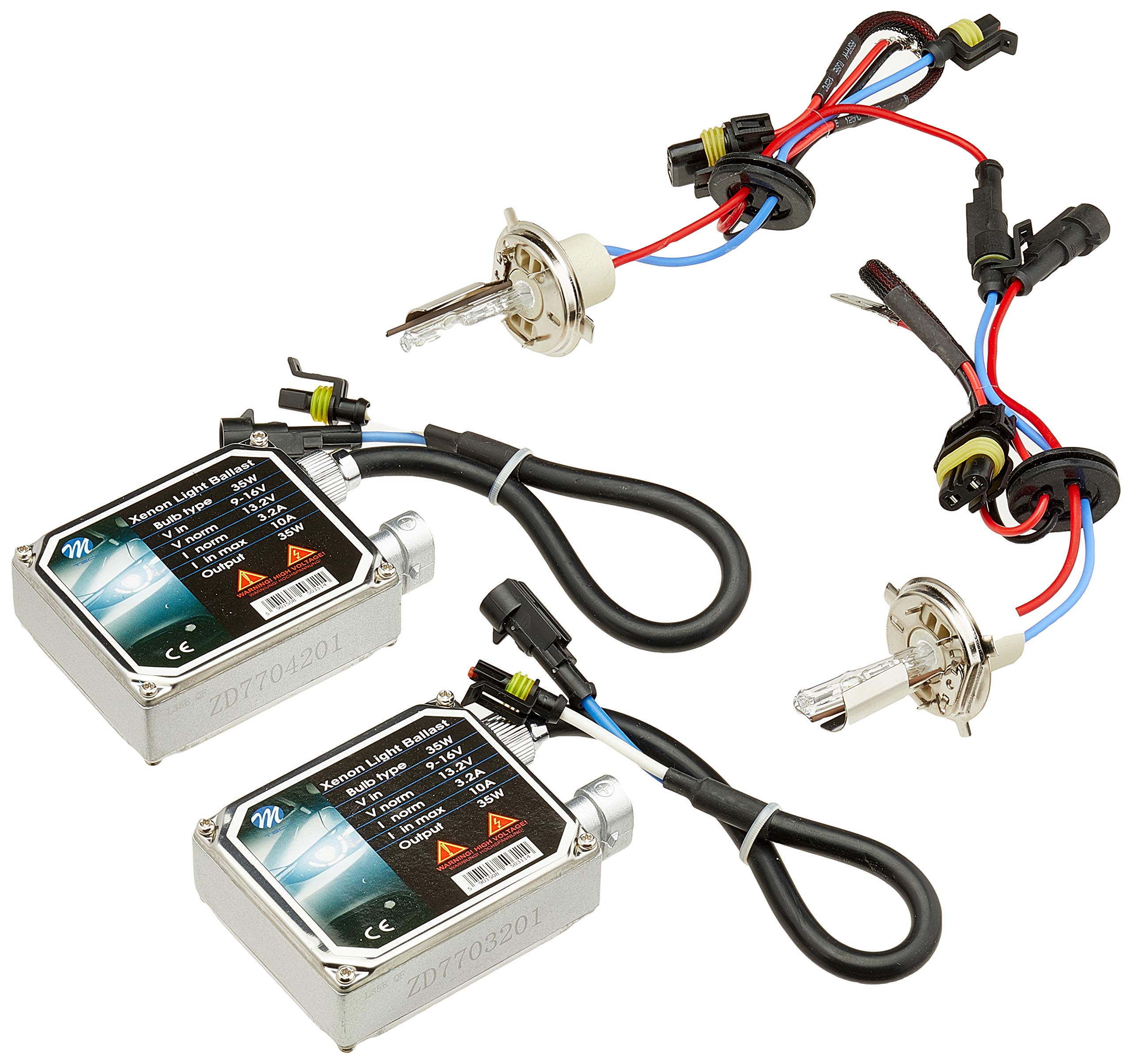 M:Tech KDCMPH46 Basic Kit Xenon H4 6000 K