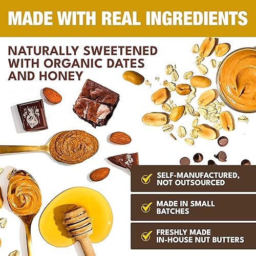 Miniatura 4 de KiZE Barritas energéticas, paquete variado, sin gluten, opciones sin lácteos, sin OMG y con alto contenido de proteínas, barras energéticas de