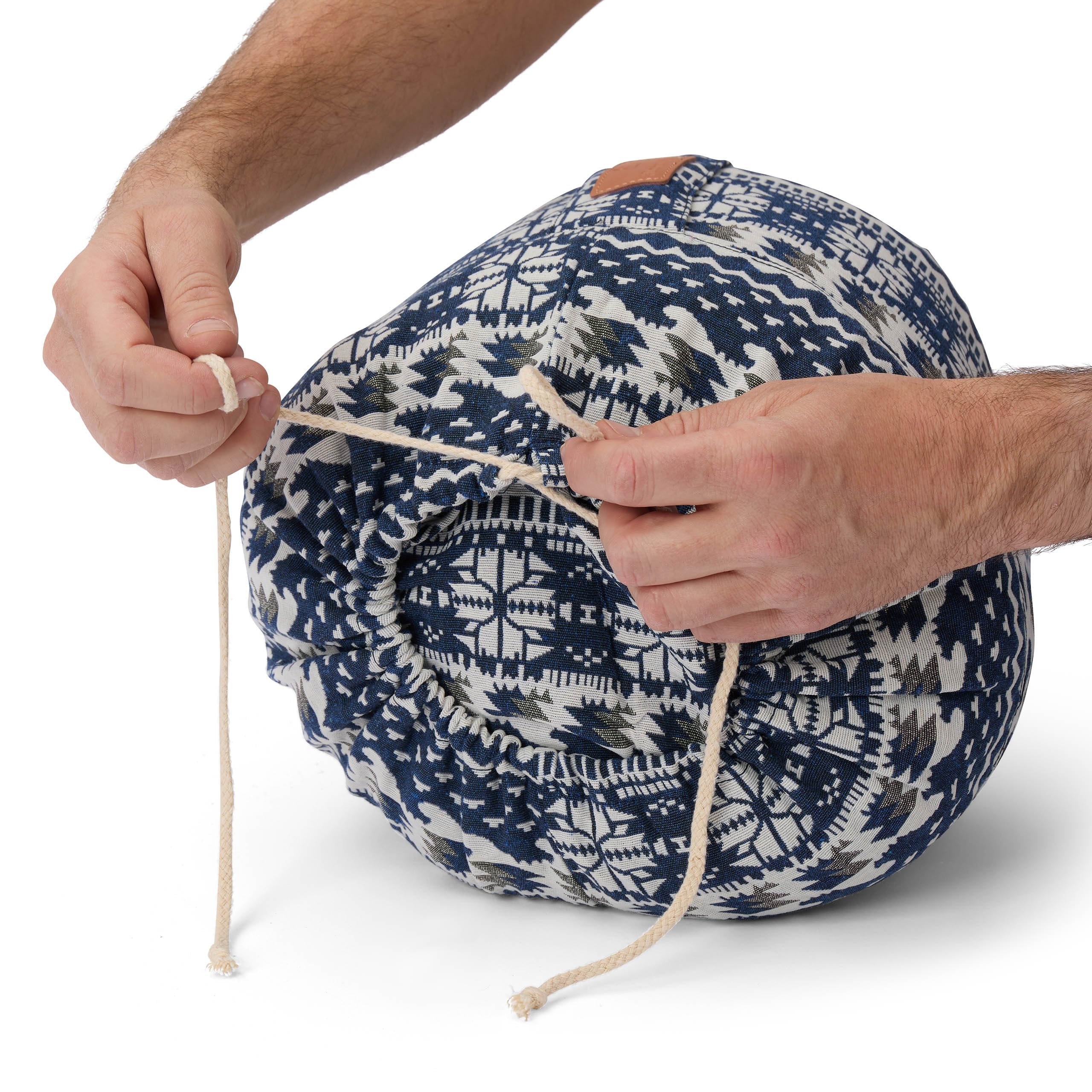 #DoYourYoga Okrągła tapicerka do jogi – poszewka nadająca się do prania, wypełnienie z ekologicznej łuski gryki (kod typu pojazdu), 30 x 15 cm, poduszka do jogi i medytacji - styl (1)
