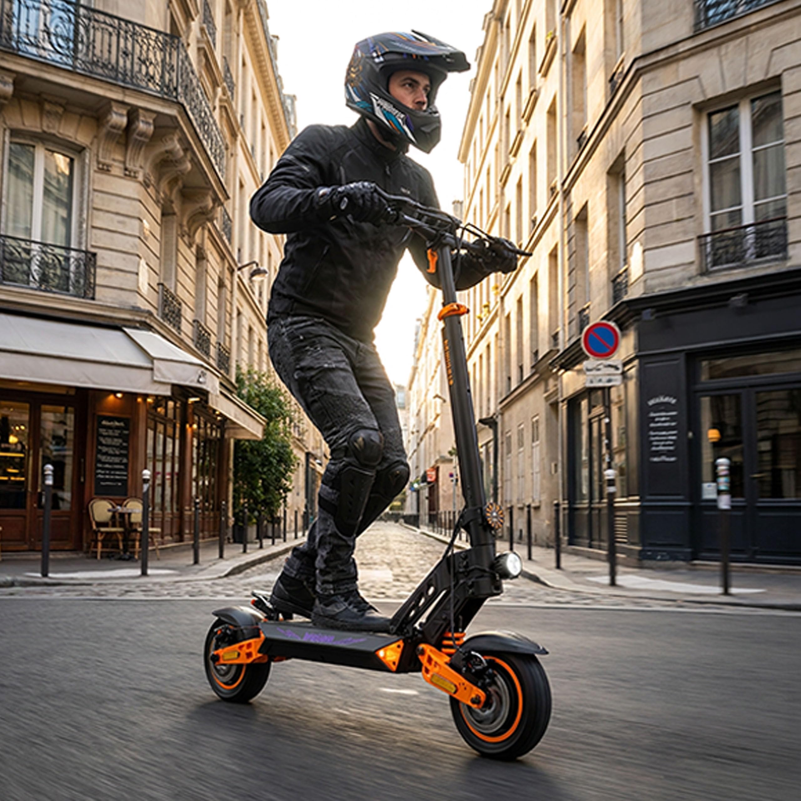 Trottinette Électrique Kamikaze K1 Max, Double Moteur, Autonomie Jusqu’à 80 km, Roues 10 Pouces, Freins à Disque, Suspension Intégrale, Confort et Sécurité