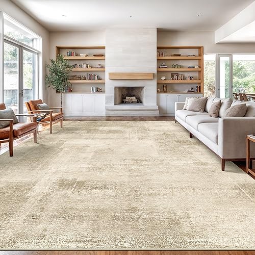 Miniatura 28 de zesthome Alfombras de 8 x 10 pulgadas para sala de estar, alfombra lavable con respaldo antideslizante, alfombra de área moderna abstracta,