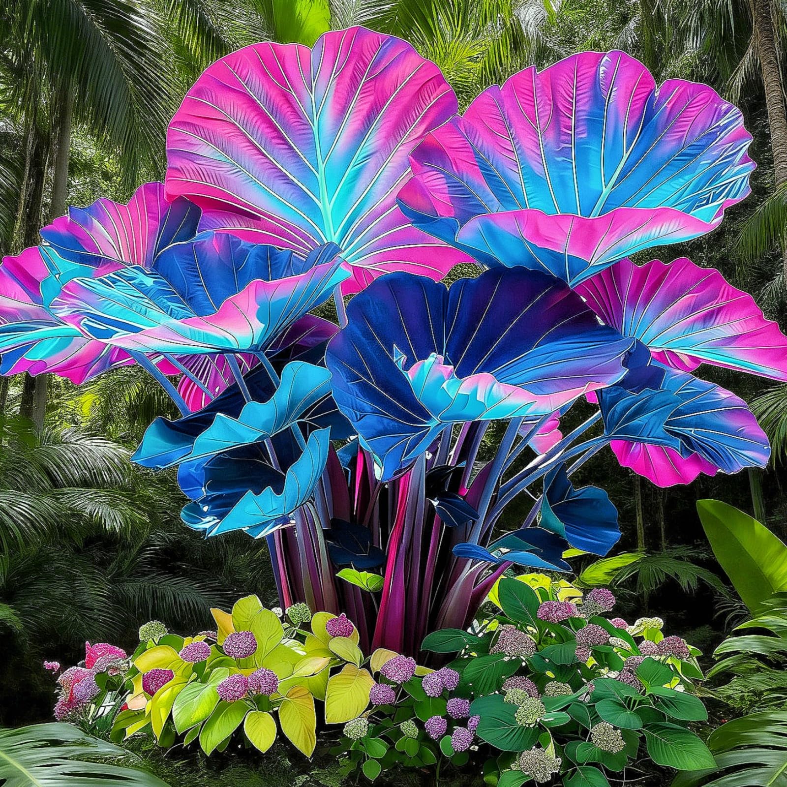 Gorgeous Elephant Ears Mix for Planting UK/Perennial/Excellent Display/Good for Containers/Strong Plants that Grow Well/Hardy-10Bulbs-j