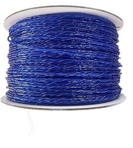 Miniatura 1 de rakutaku Línea de recortadora 080 de 3 libras a 0.080 pulgadas por 1595 pies, línea de recortadora de cuerda trenzada de alta eficiencia, larga vida