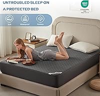 Vista 3 de BEDLORE Full Size Mattress Protector, Waterproof Noiseless Mattress Cover with Stretchable Pockets for 6-15 inches Mattress, Soft Breathable