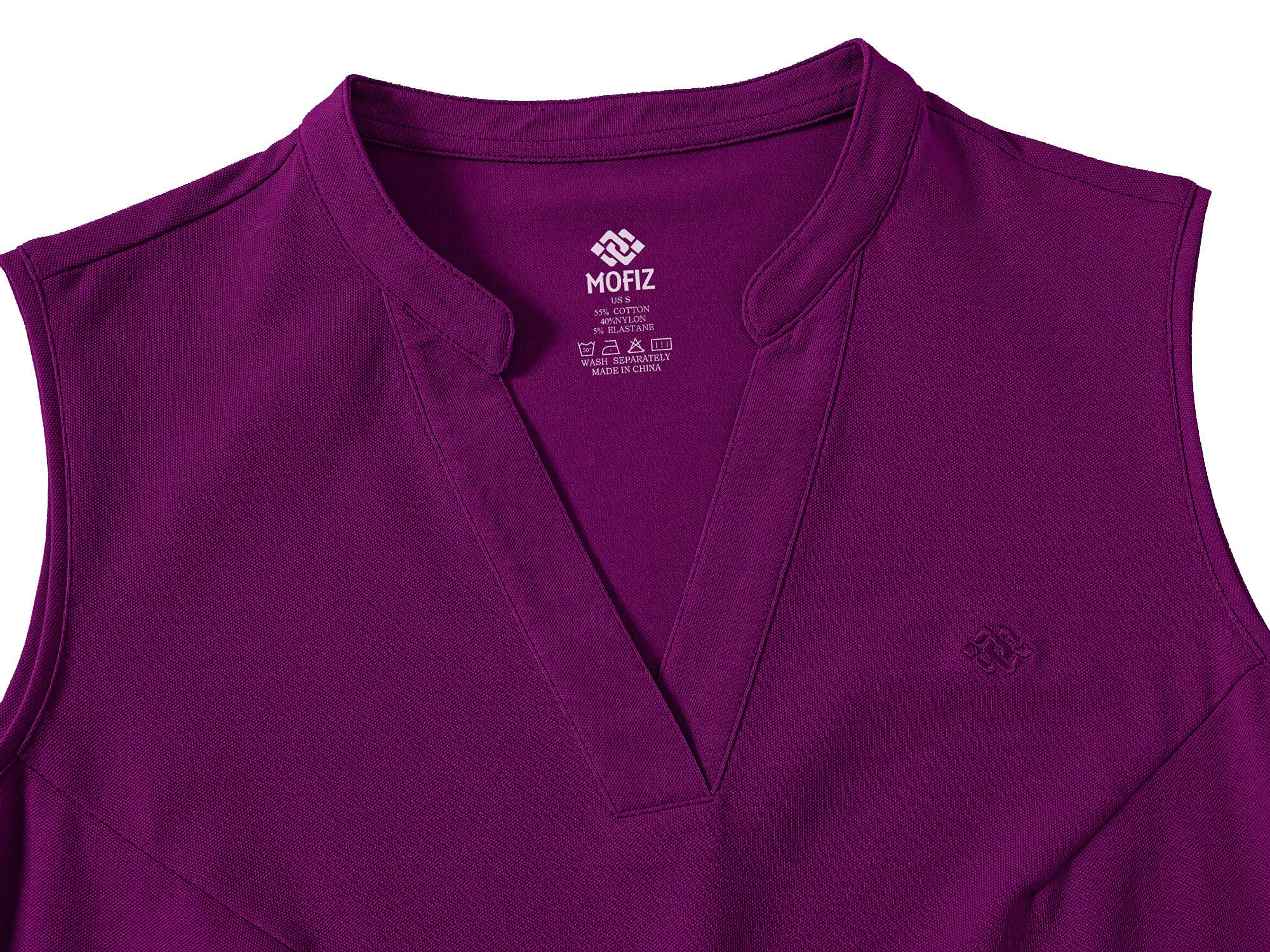 Polo Senza Maniche Donna Camicia Sports Canotta Cotone Estiva Traspirante Golf Top