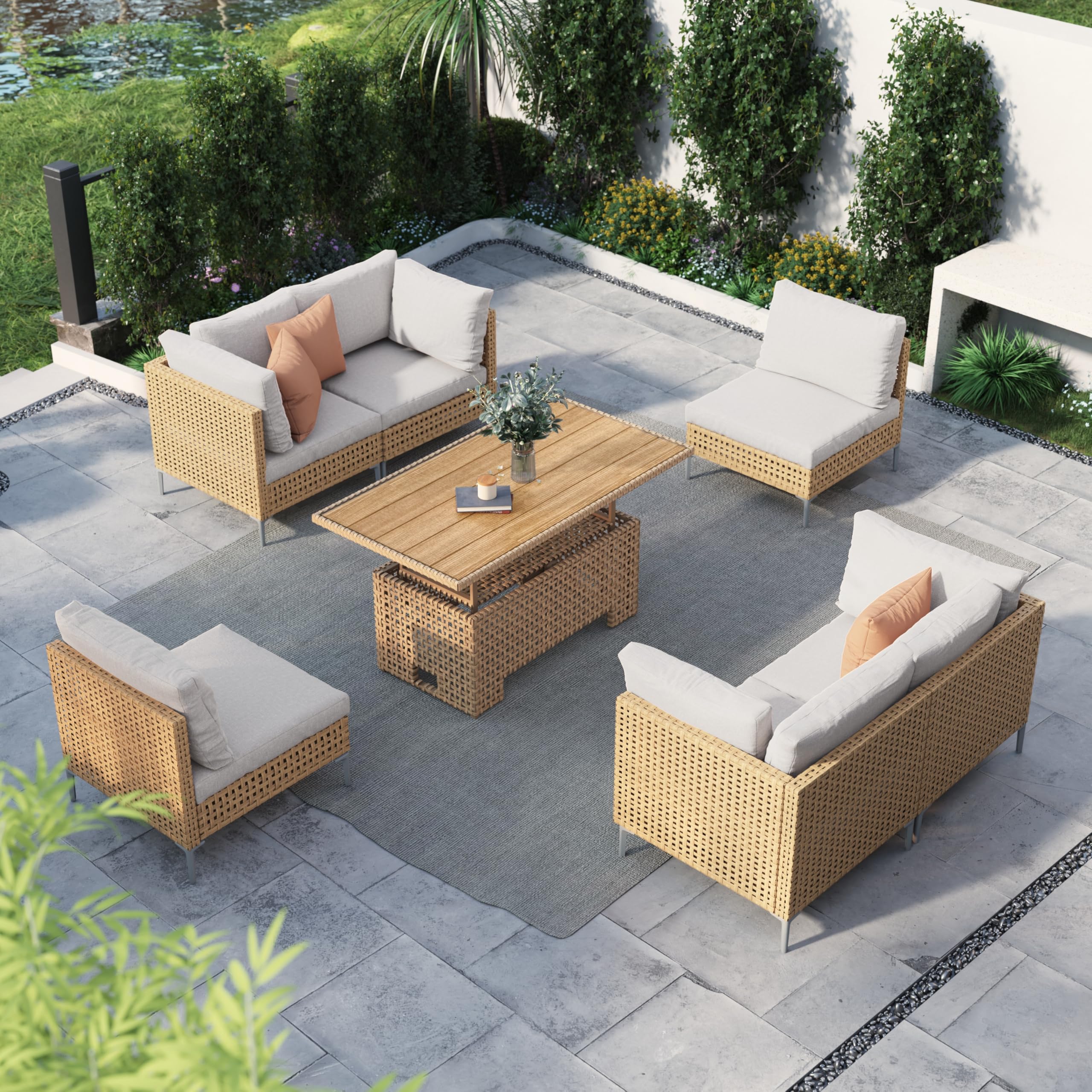Grand patio 7-Piece Sectional