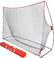 Vista 1 de GoSports Red para practicar golf – Elige entre tamaños enormes de red de 10 x 7 pies o 7 x 7 pies – Rango de conducción personal