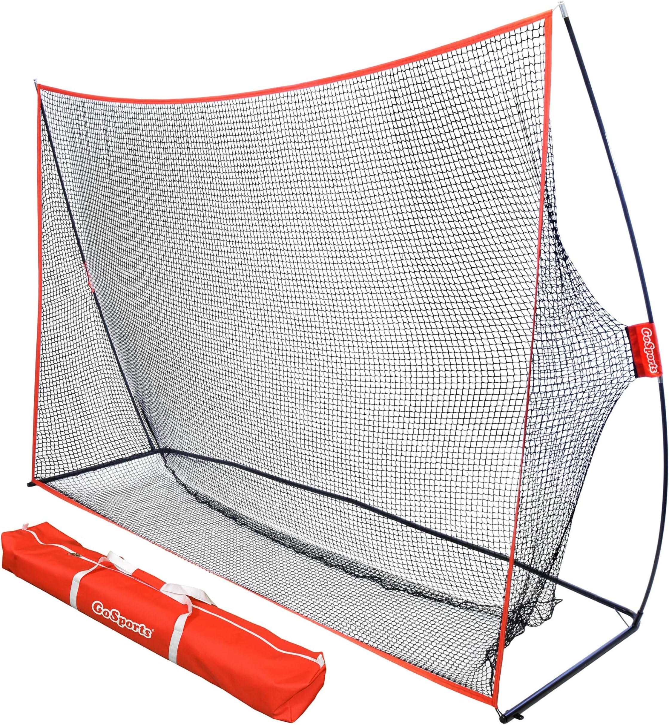 GoSports Golf Practice Hitting Net - Choose Between Huge 10'x7' or 7'x7' Nets -Personal Driving Range for Indoor or Outdoor Use - Designed by Golfers for Golfers