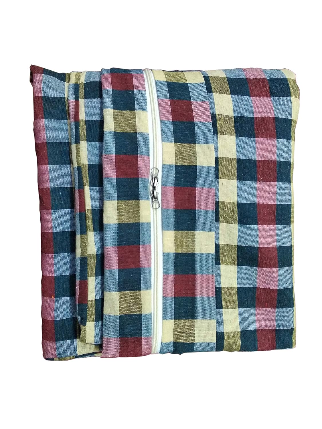 Vsnap Cotton Mattress Cover for King Bed l Dustproof Cover for Bed l Zipper King Mattress Cover l Size 75x72x5, Multicolor Vsnap Cotton Mattress Cover for King Bed l Dustproof Cover for Bed l Zipper King Mattress Cover l Size 75x72x5, Multicolor