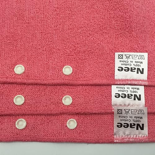 Miniatura 4 de Colorida banda para el sudor para sombrero duro lavable de terciopelo Terry Cotton Hard Hat Liner NAEE snap on