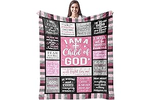 Confirmation Gifts for Adult Women: Christian Gifts for Women Blanket: I Am...