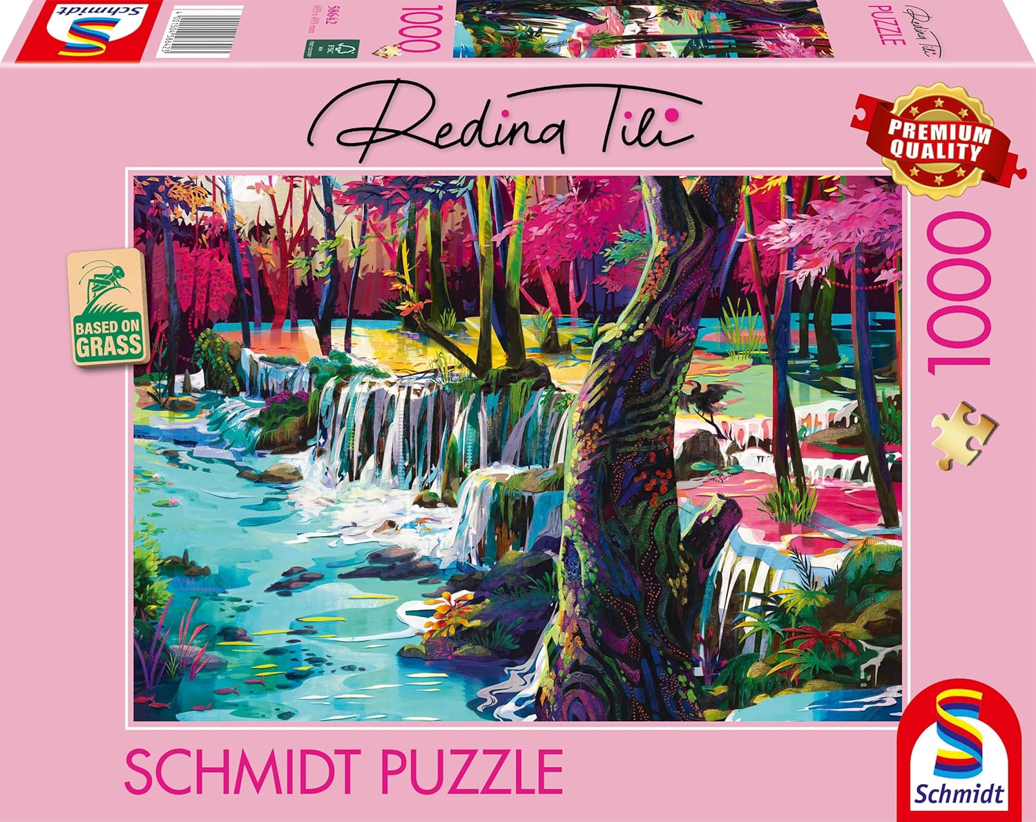 Schmidt Spiele 58642 Imagination Course Redina Tili Puzzle 1000 Pieces Cardboard Grass