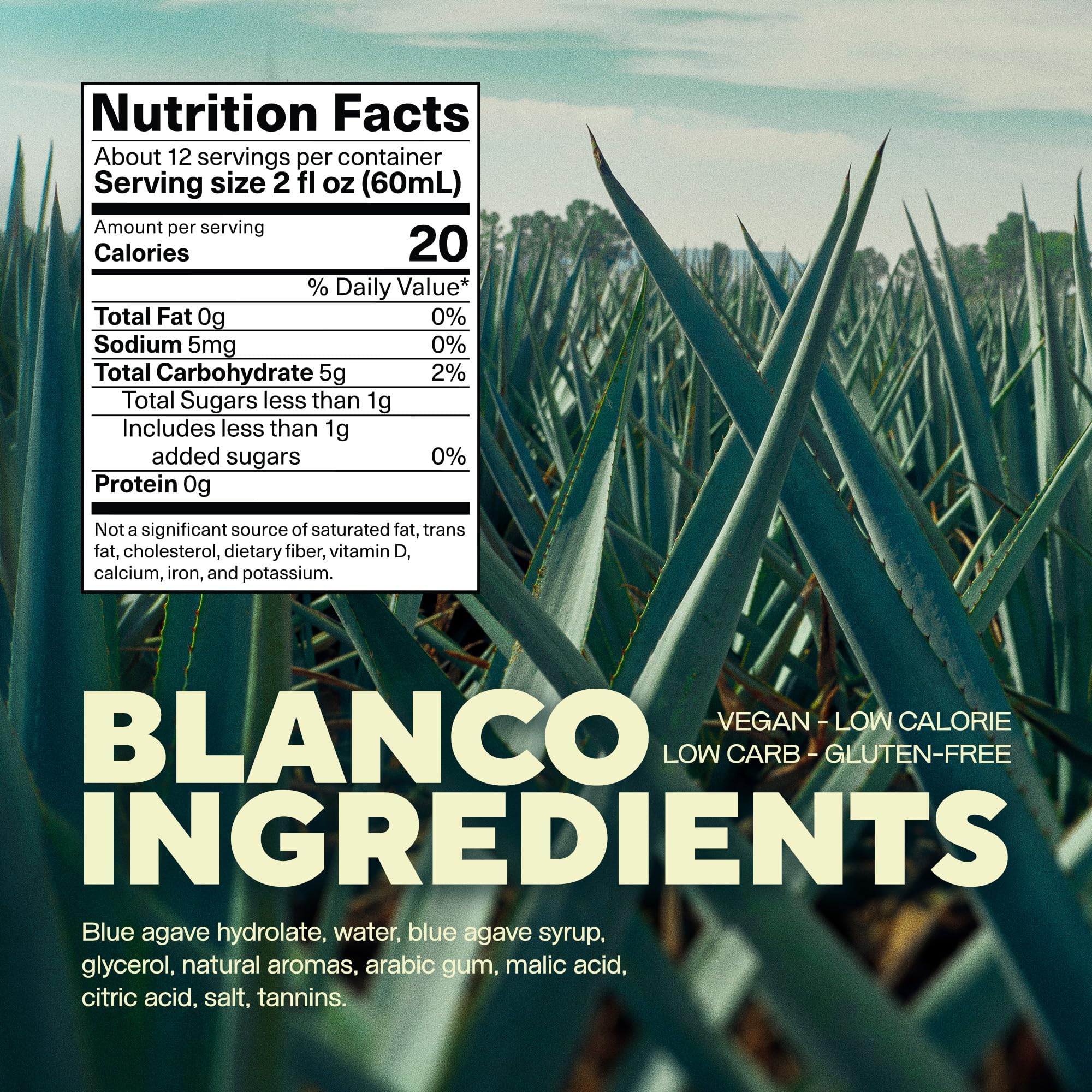 Almave Blanco Non-Alcoholic Blue Agave Spirit – The First Premium Tequila Alternative Made with Blue Agave – Handcrafted in Jalisco, Mexico