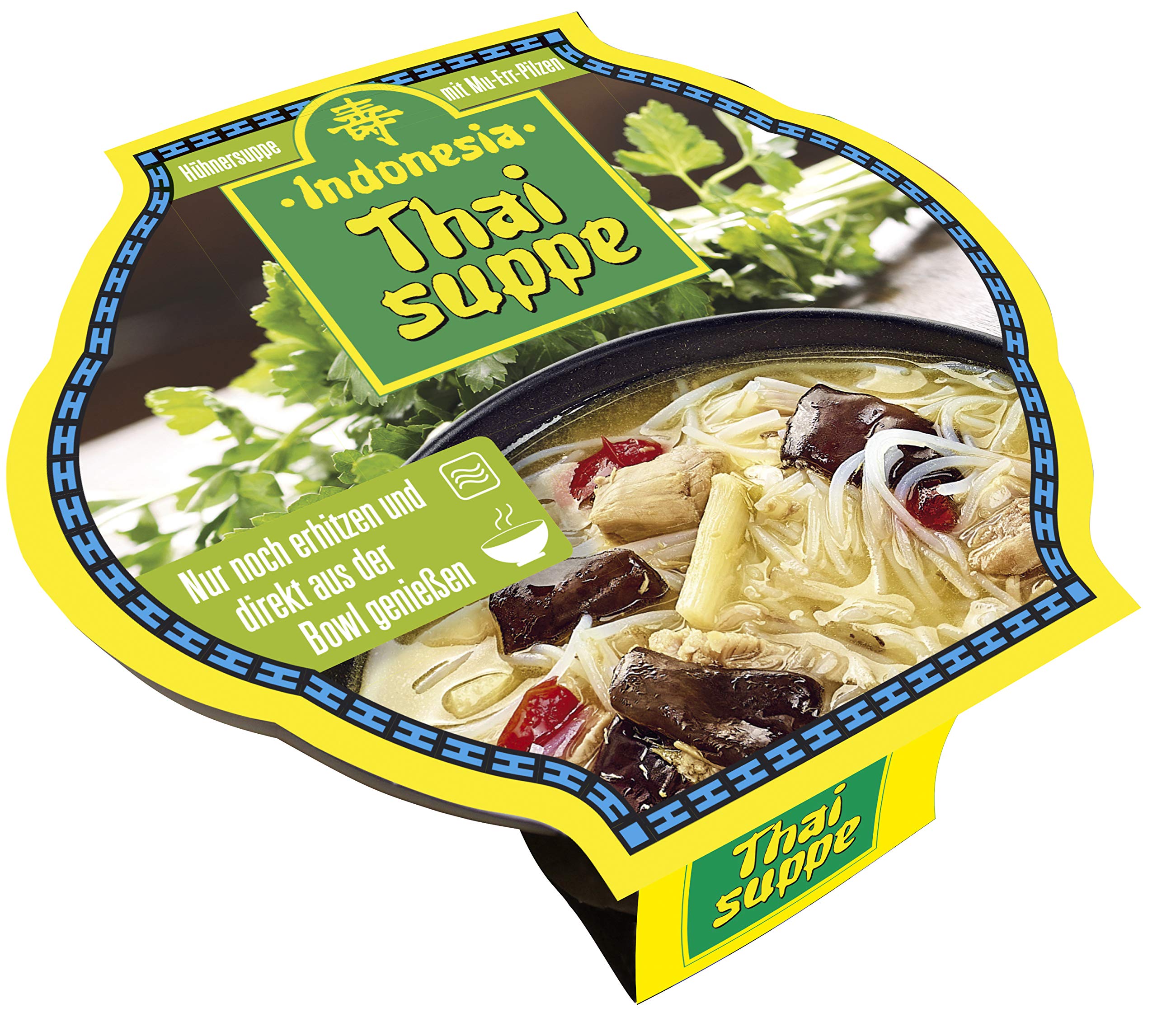 Indonesia Bowl Thai Suppe, Glasnudelsuppe mit Hühnerfleisch, 390 ml