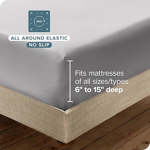 Miniatura 6 de Bare Home Juego de sábanas King, juego de 6 piezas, sábanas de lujo para hotel, ultrasuaves, con bolsillos profundos, ajuste fácil, sábanas