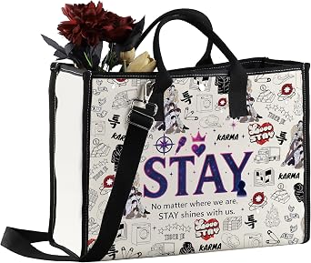 MEIKIUP Korean Group Tote Bag Stay Fandom Handbag Korean Idol Fans Gift Korean Music Lover Merchandise