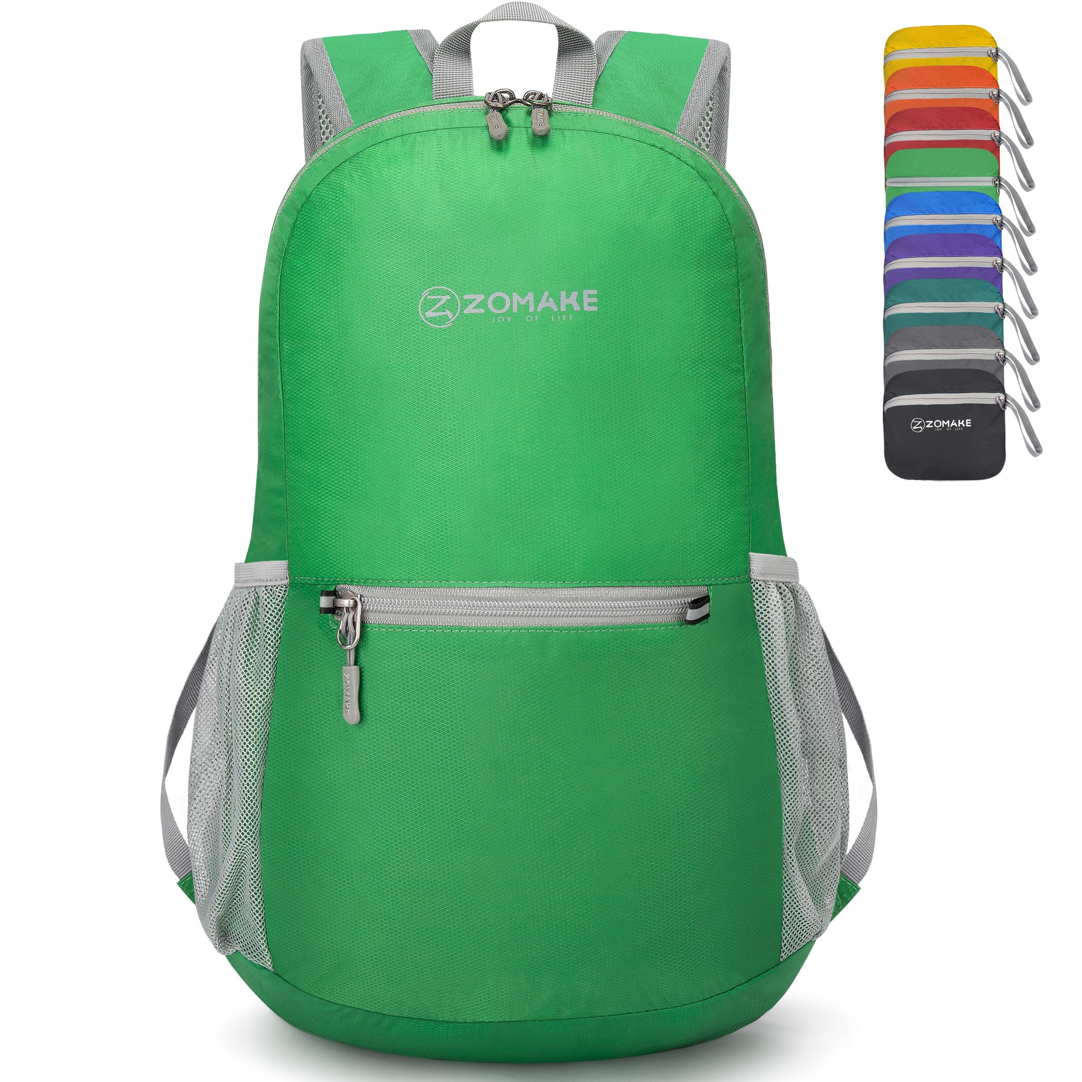 ZOMAKE Lightweight Packable Backpack, Foldable Small Travel Day Pack