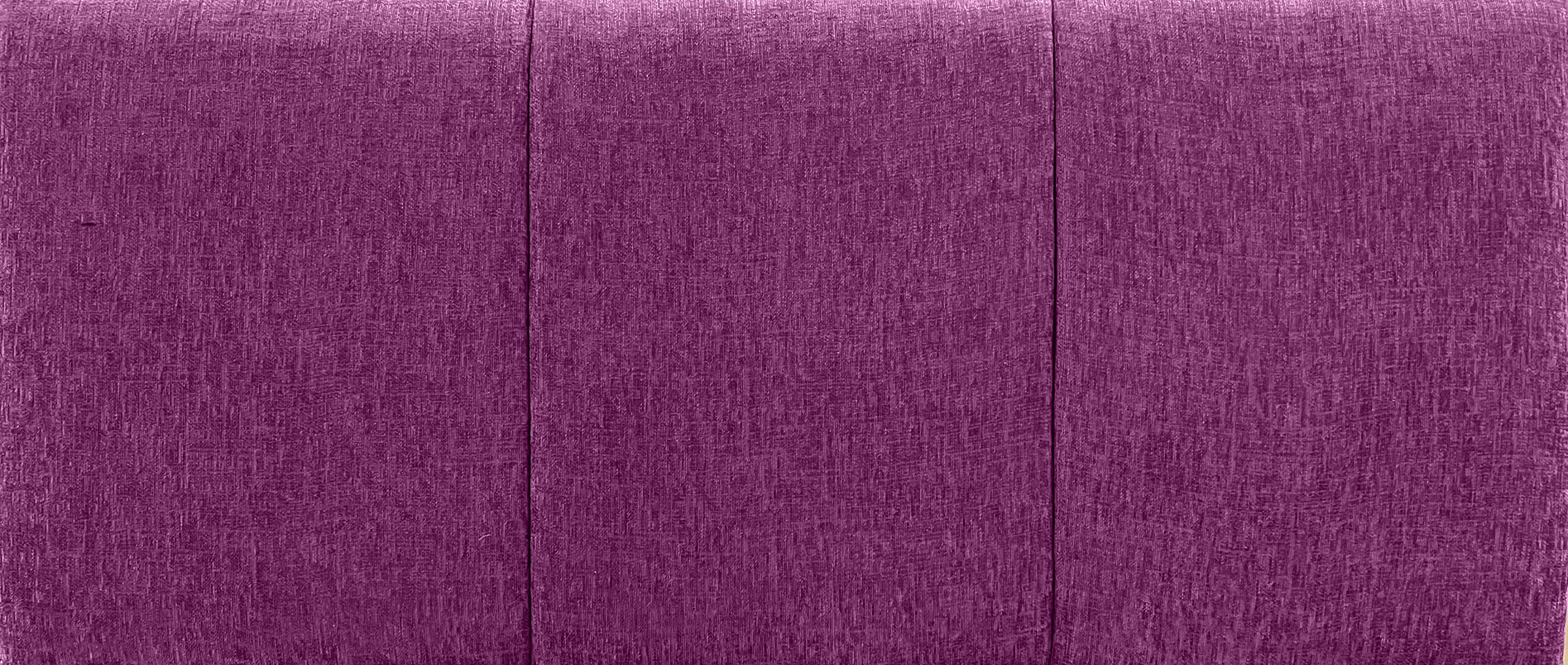 Affordable Luxury 24" Alton Headboard in Soft Chenille Fabric, for Divan Beds, Bedroom and Hotel Furniture(PLUM, Super Kingsize - 6FT)