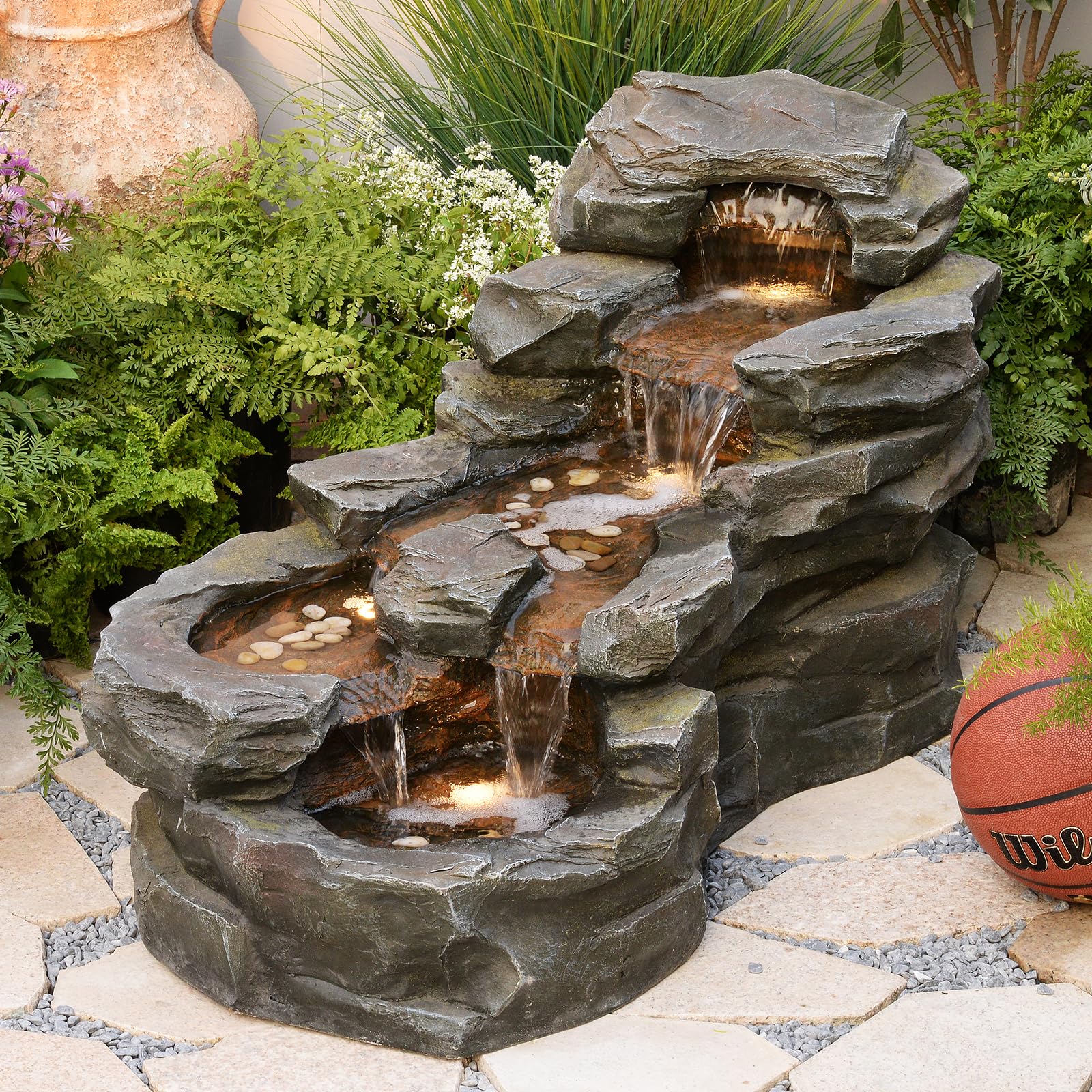 Large Feature Rocks Large Outdoor Rock Water Fountain 564 Large Rock Fountain – Florence