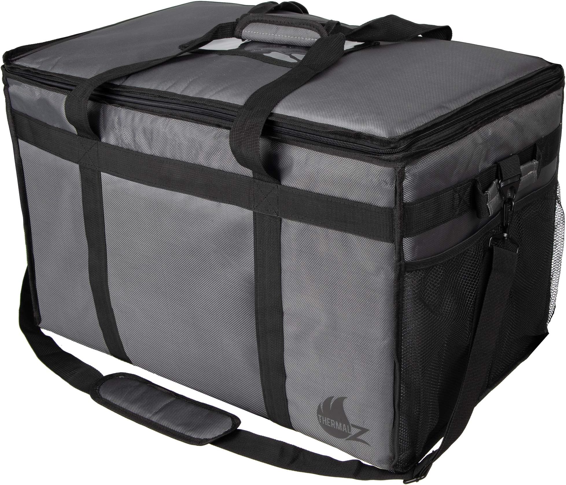 Insulated Food Delivery Bag, Cooler Bag, Extra Large Insulated Grocery Bags for Hot and Cold Grocery Shopping, Insulated Bag for Catering