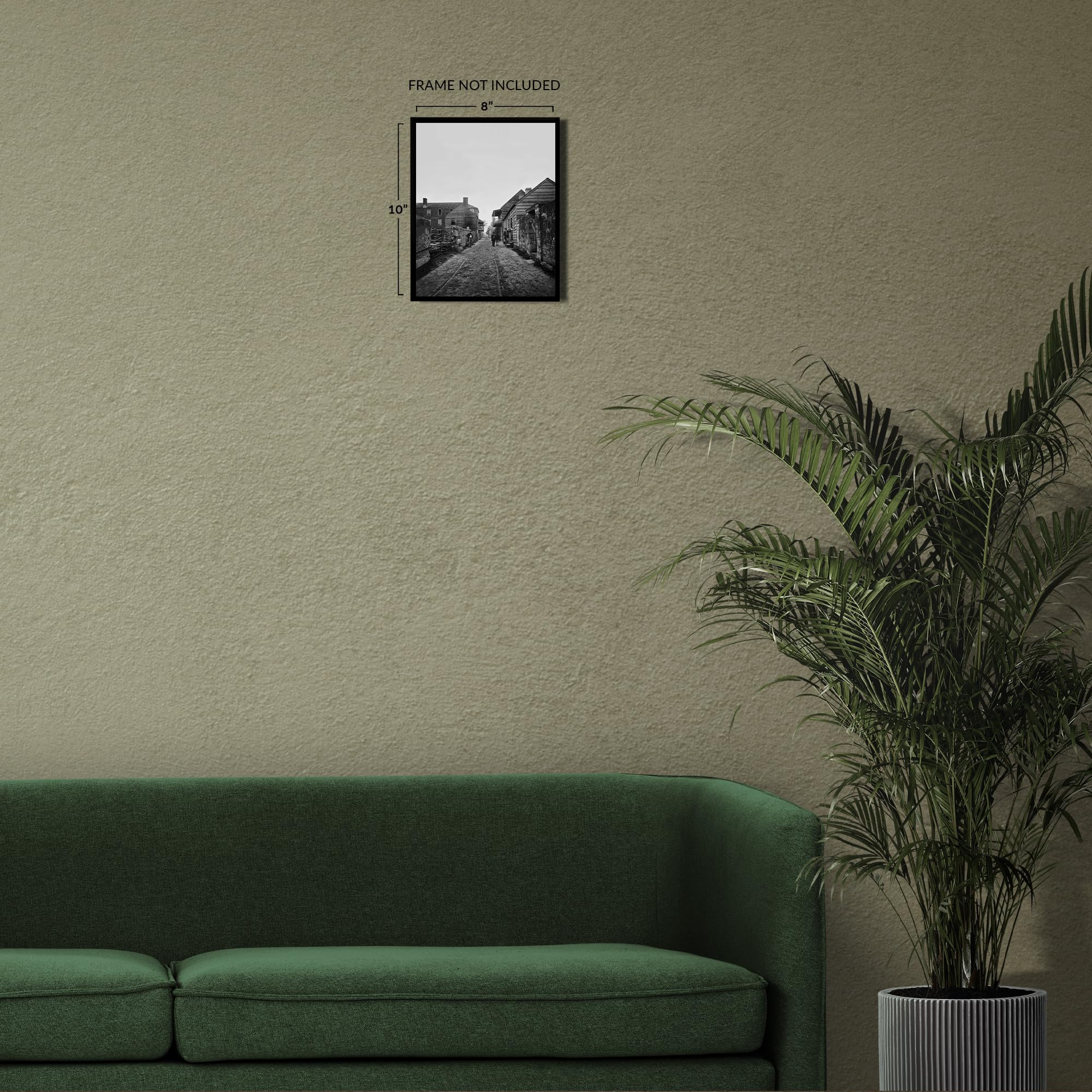 HISTORIX Vintage 1861 St Augustine Florida Photo Print - Old Photo of Saint Augustine Florida Street View During Civil War Wall Art Poster (8x10 Inch) - Image 4