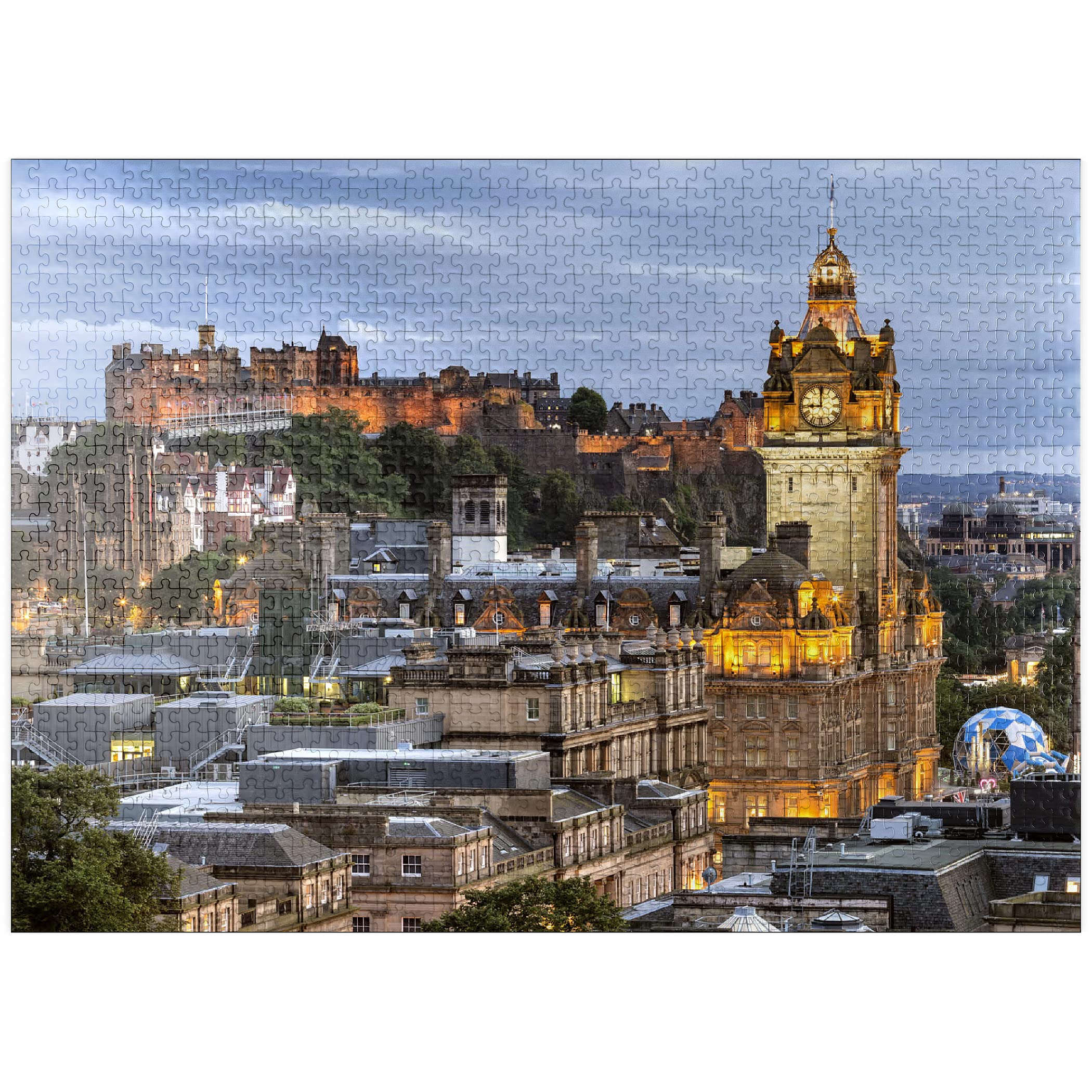 MyPuzzle.com Edinburgh Scotland - Premium 1000 Piece Jigsaw Puzzle - Made in USA