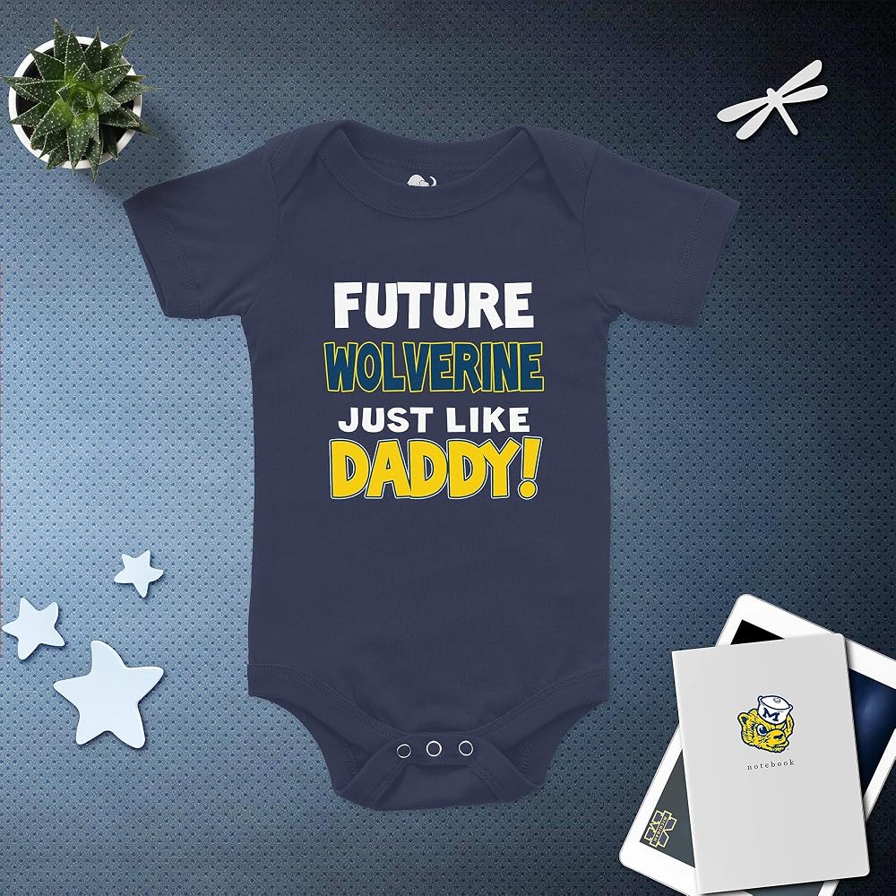 Amazon.com: NanyCrafts Baby's Future Wolverine Just Like Daddy
