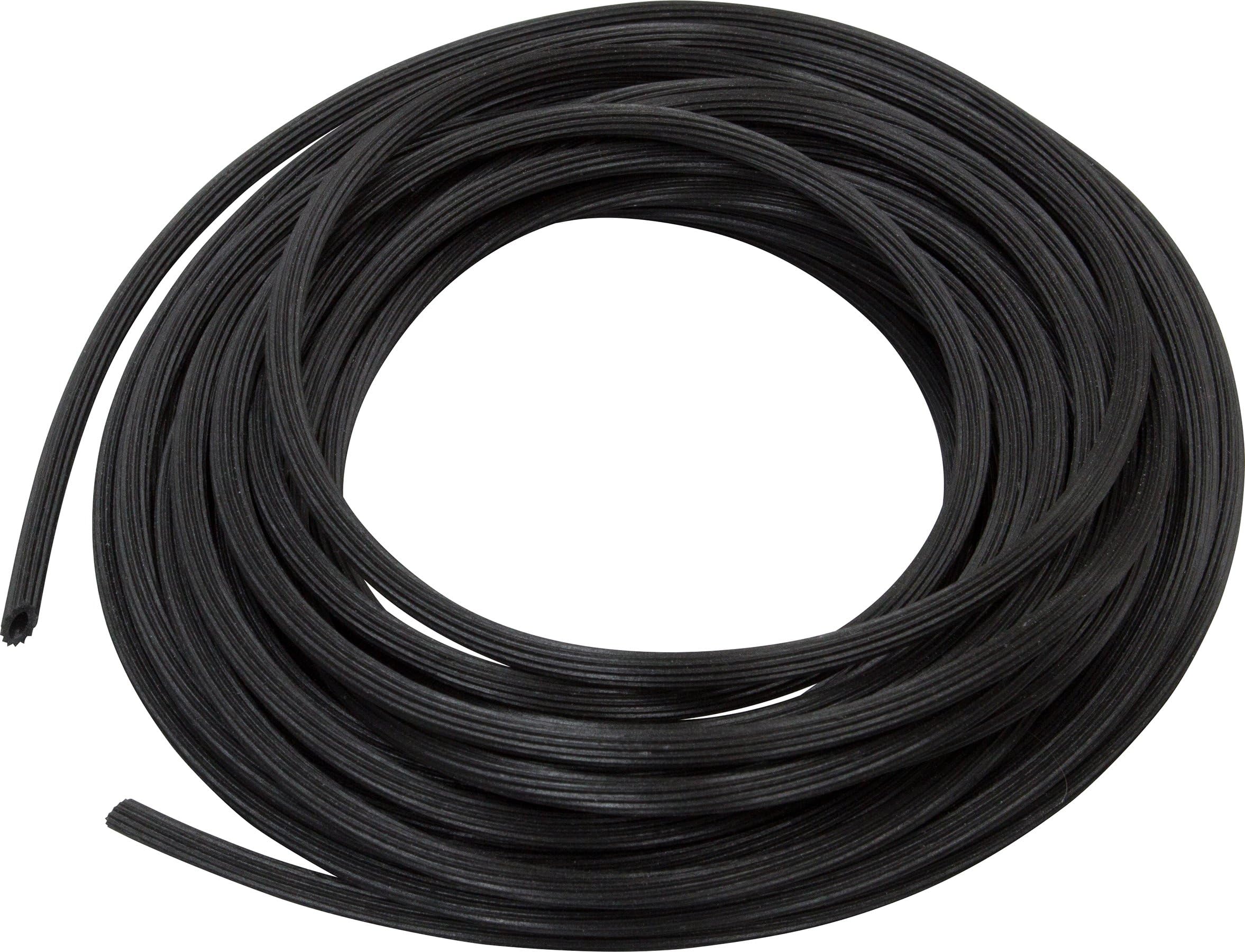 WJ Dennis & Company Climaloc SSCL1625B PVC Spline for Screen Installation, 0.16-Inch x 25-Feet, Black
