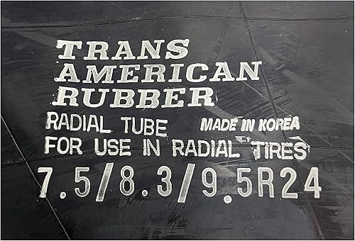 Miniatura 15 de Tractor de goma Trans Americano/Tubo interno de implementación con vástago de válvula TR-218A (13.6R-24/14.9R-24)