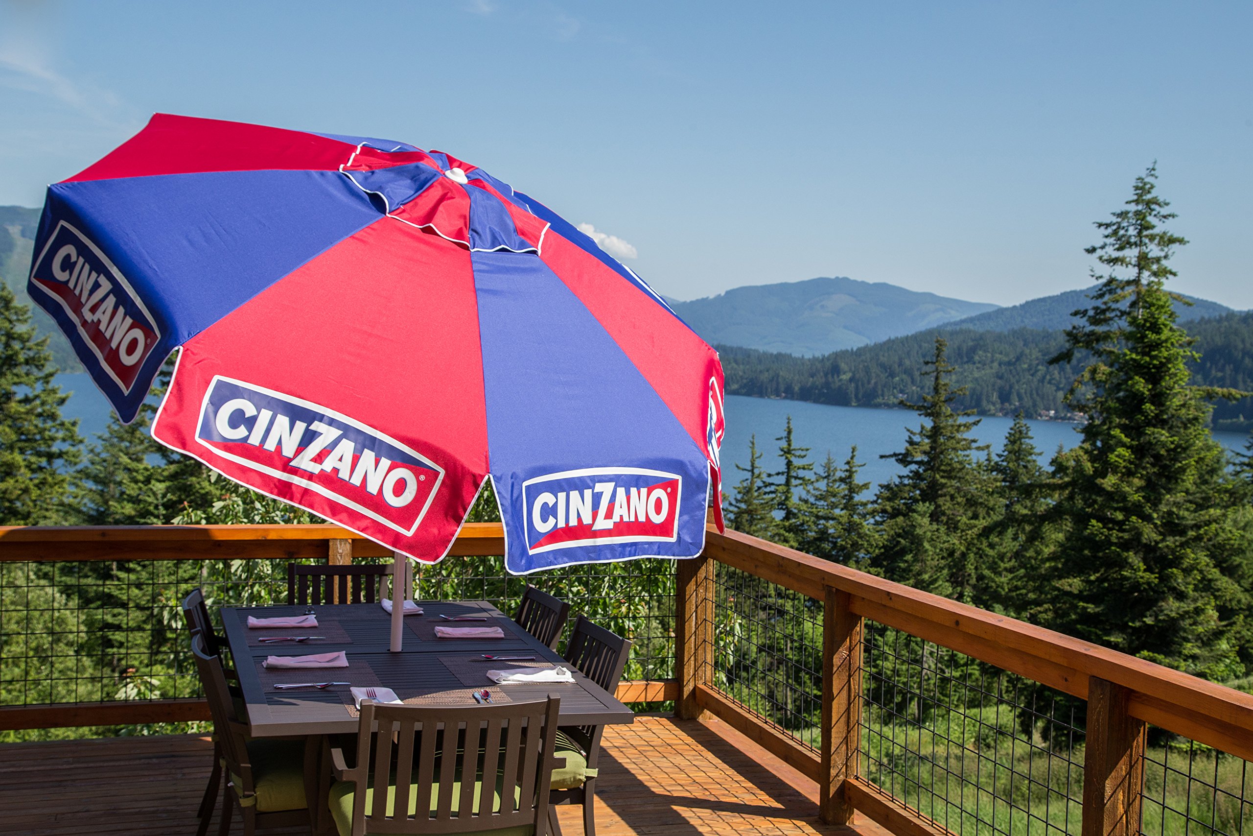 DestinationGear 1384 Cinzano Deluxe Beach/Patio Umbrella with