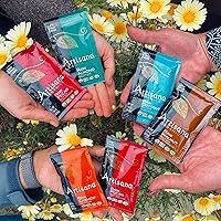 Vista 5 de Artisana Organics - Paquetes de bocadillos de mantequilla de almendras crudas (paquete de 10) Sin azúcar añadido, sin aceite de palma, vegano