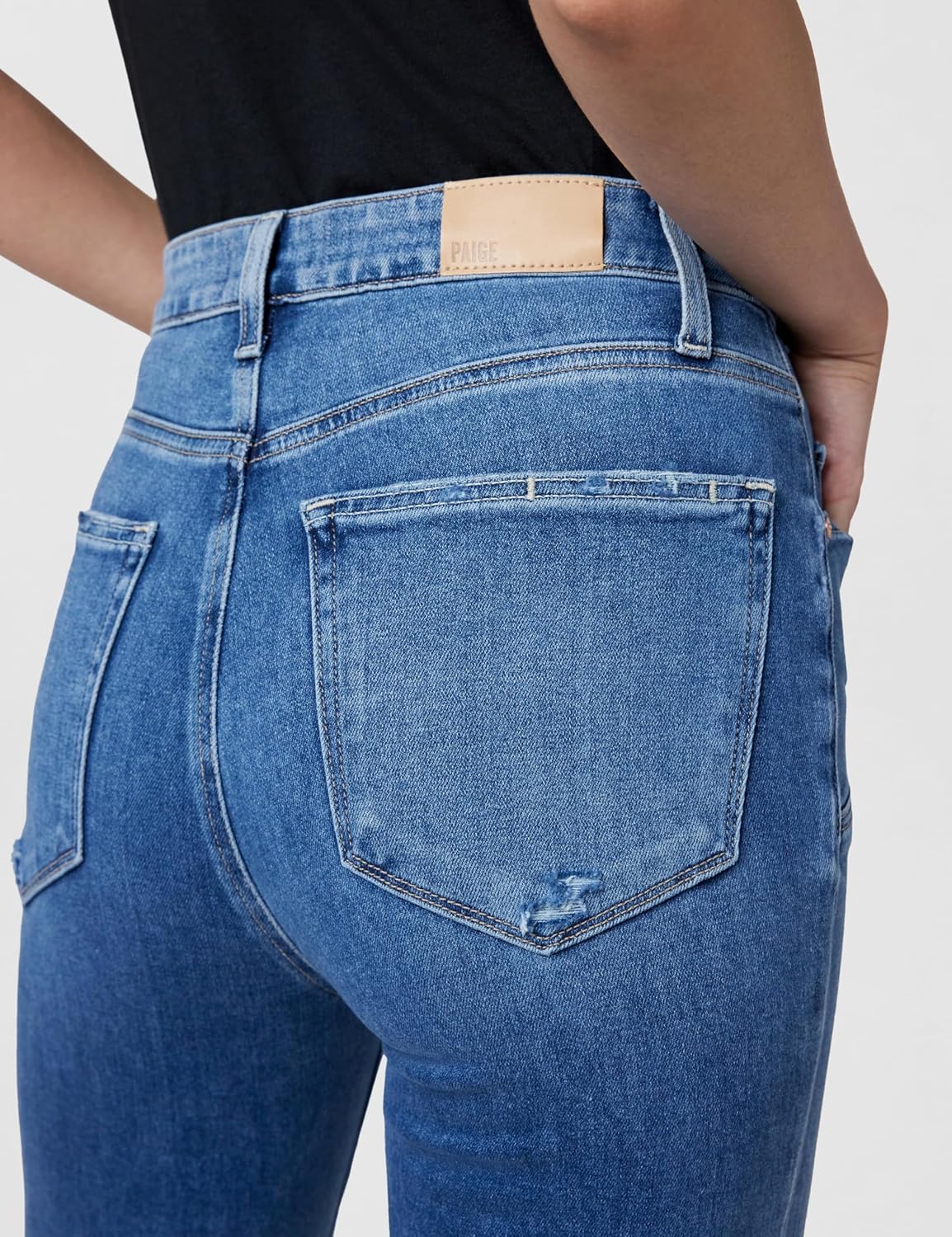 Paige Women's Iconic Set in Pockets Jeans