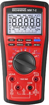 BENNING 44690 MM 7-2 True RMS Digital Multimeter Digital Display