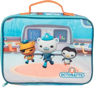 OCTONAUTS Insulated Lunch Sleeve - Reusable Heavy Duty Tote Bag w Mesh Pocket - Rescue Mission
