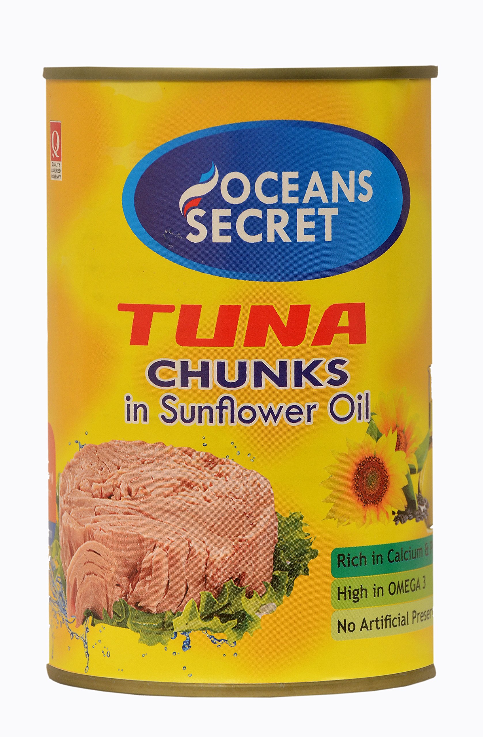 Oceans Secret Tuna Chunks In Sunflower Oil,400G(Pack Of 4)|Immunity Booster|Superfood | (B07N91PTHF) Amazon Price History, Amazon Price Tracker