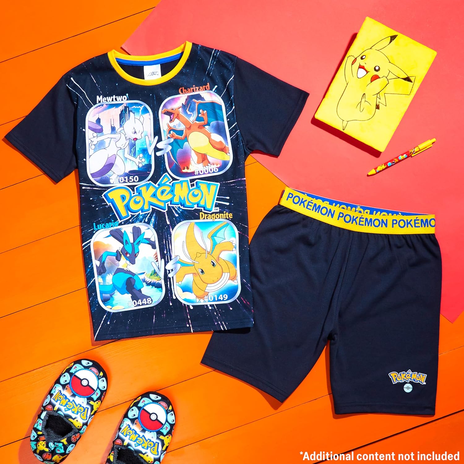 Pokemon Boys Pyjamas for Kids and Teenagers T-Shirt and Shorts Summer PJs Gifts for Boys - Image 2