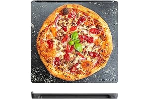 NerdChef Steel Pizza Stone | Ultra-Conductive Performance