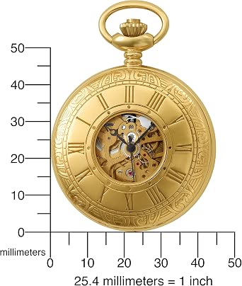 Charles-Hubert, Paris Gold-Plated Mechanical Pocket Watch