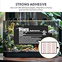Vista 4 de iPower Almohadilla térmica de reptiles de 4 x 7 pulgadas y termostato digital de calor para mascotas anfibias