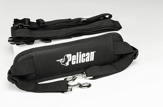 Pelican Universal SUP & Kayak Comfortable Carrying Shoulder Strap - Universal Adjustable Sling with Built-in Paddle Loop- Black