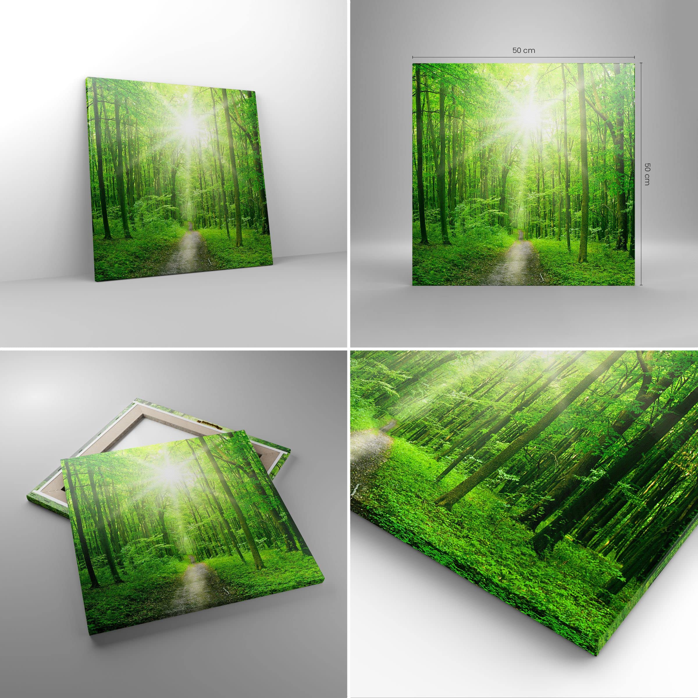 Deco Cadre Décoration Salon Rivière Soleil Arbres Moderne Impression Sur Toile 150x50cm Image Tableau Decoration Murale Chambre Triptyque 3 Parties Art Wall Tableaux Decoratifs Muraux CA150x50-4190
