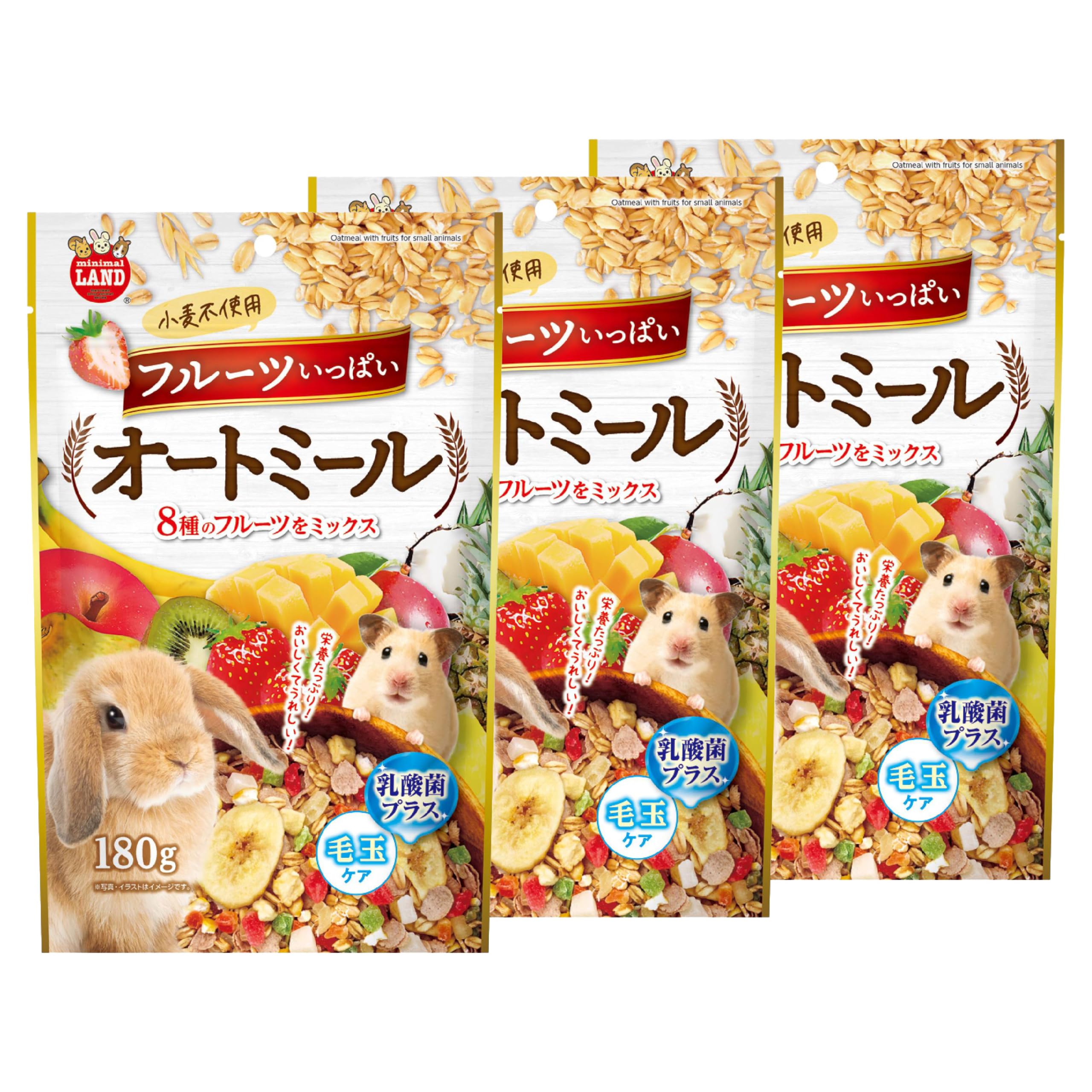 ミニマルランド フルーツいっぱいオートミール 180g